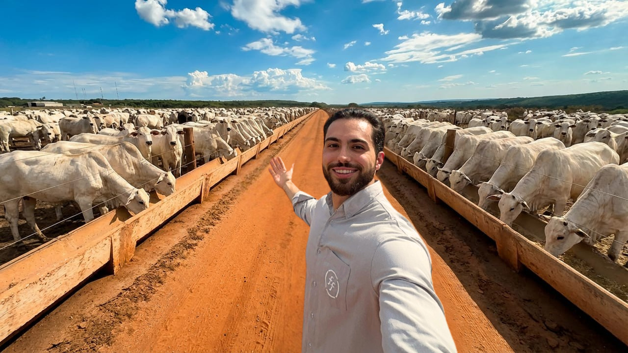 Antonio Bussiki, pecuarista confinador na Fazenda Fortaleza